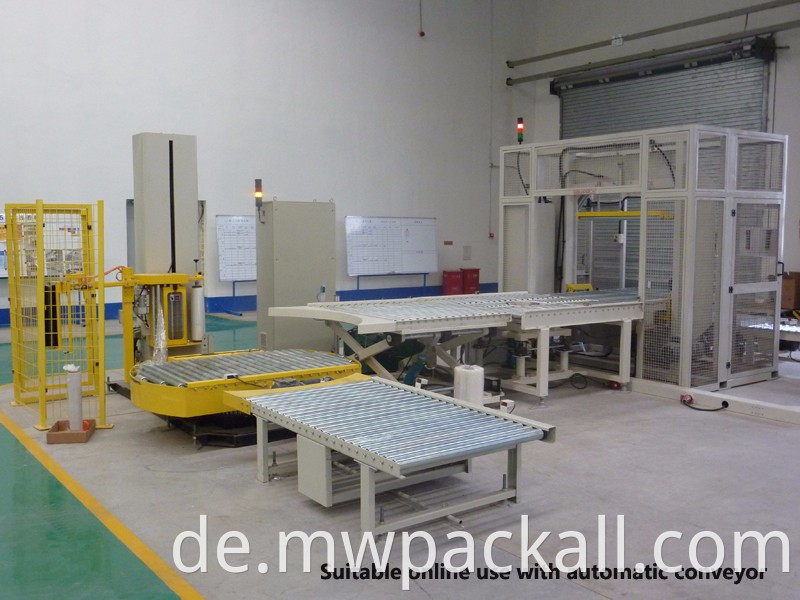 Fabrikversorgung Vollautomatischer Online -Pallet -Wrapper /Stretch -Verpackungsmaschine